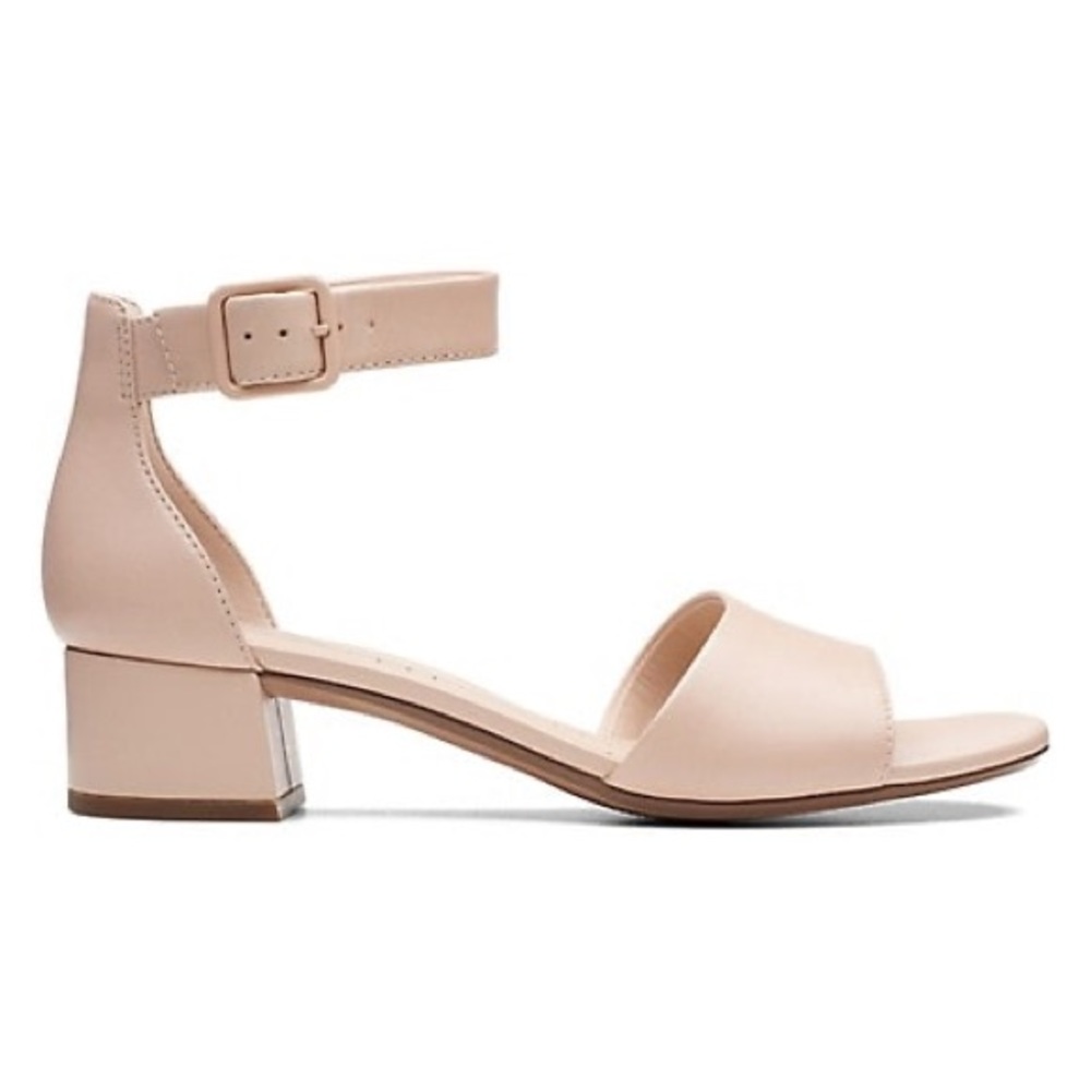 Clarks Elisa Dedra Nude Heels